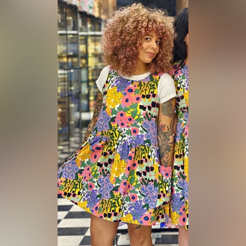 NOOWORKS Big Pocket Dress in “People I’ve Loved” Print (5X)